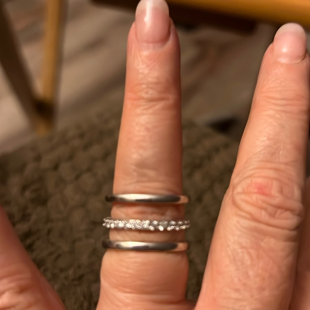 Silver ring size 6